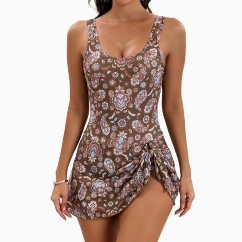 Nowy styl bikini europejski i amerykański top na ramiączkach jednoczęściowy strój kąpielowy damska spódniczka plażowa strój kąpielowy