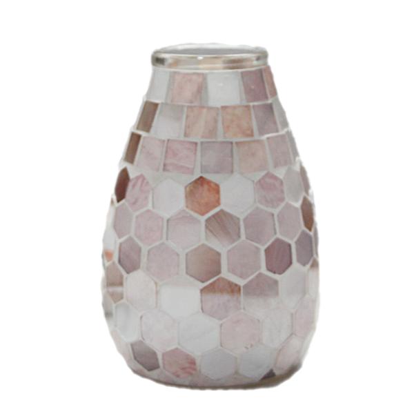 Vases Mosaic Glass Vase Home Decor Accessories