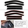 Ford F-150 10-14 SVT Raptor SuperCrew Rain & Sun Visor Window Deflector