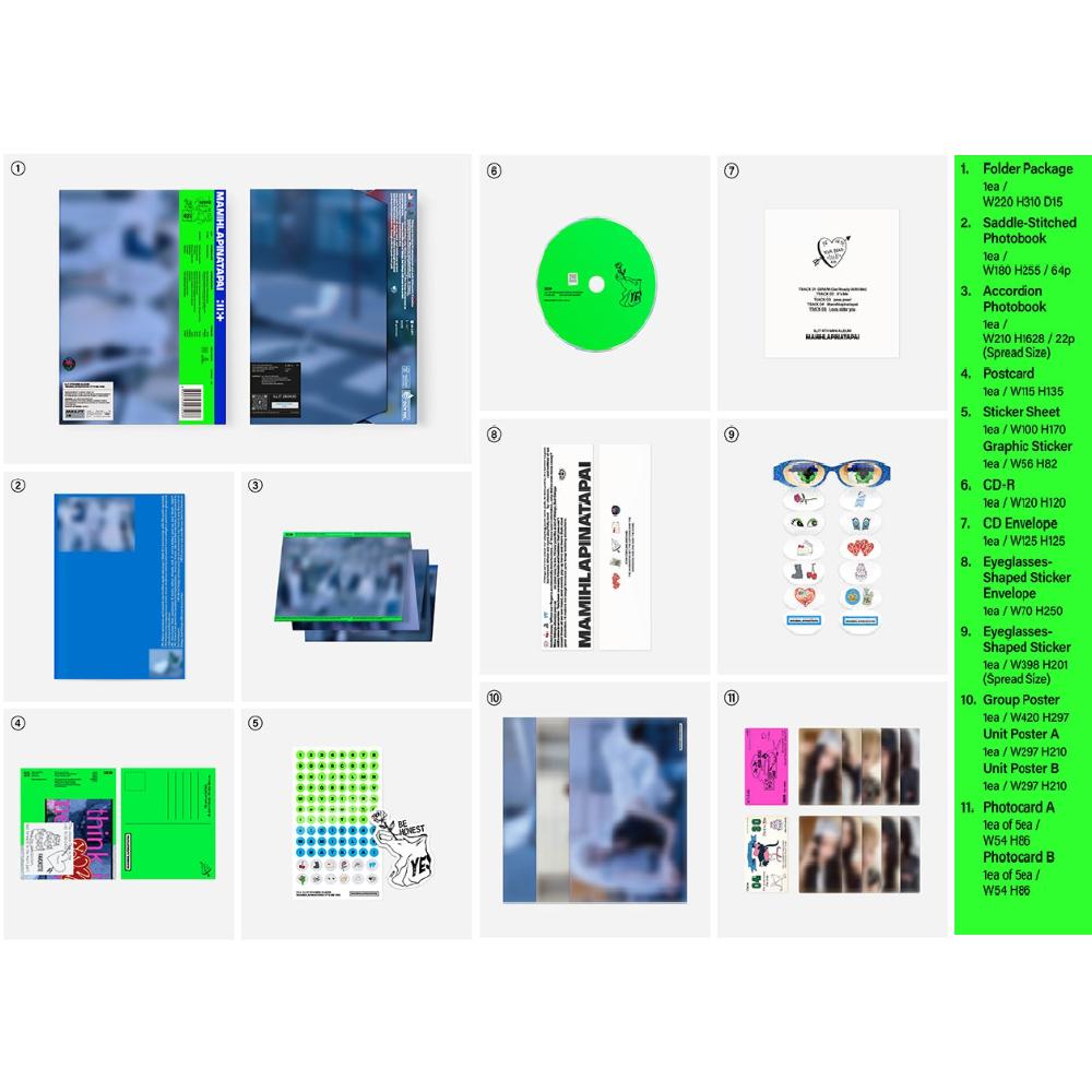 Pre-order ILLIT 4th Mini Album MAMIHLAPINATAPAI Standard ver. & SHOP POB