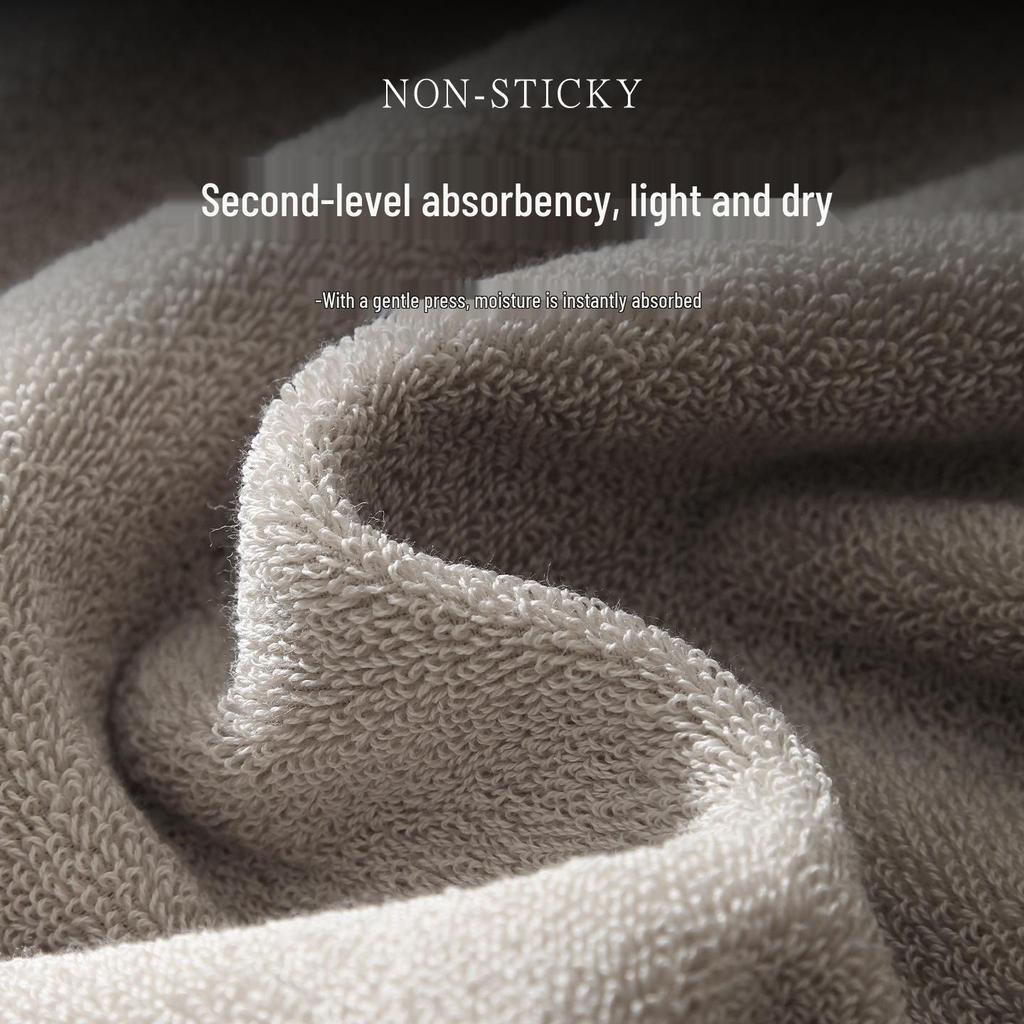 2025 New Style 7A Antibacterial Pure Cotton Lint-Free Absorbent Face Towel for Men, Women, Couples