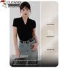 Women's V-Neck Slim Fit Short-Sleeve T-Shirt