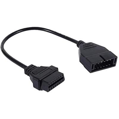 Câble adaptateur OBD1 12 broches vers OBD2 16 broches, connecteur de câble de scanner adaptateur OBD II de diagnostic pour GM