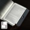 LED Page Reading Light Rechargeable Flat Book Lights with Smart Timer And Automatic Shut-Off Stepless Dimming Lamp for Eye Protection