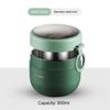600ML Portable Plastic/Stainless Steel Lunch Box Heatable Vacuum Insulation Box Thermos Soup Storage Containers Kids Bento Boxes