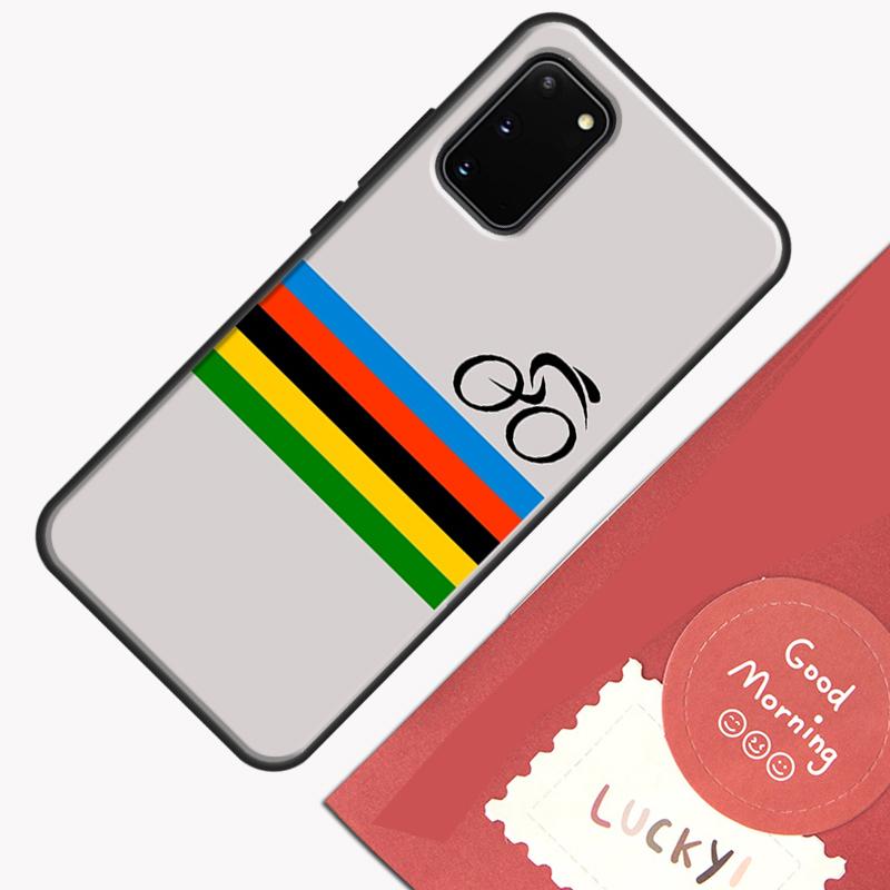 Bike Cycling Art Case For Samsung Galaxy S22 S21 S23 Ultra Note 20 S8 S9 S10 Note 10 Plus S20 FE Back Cover