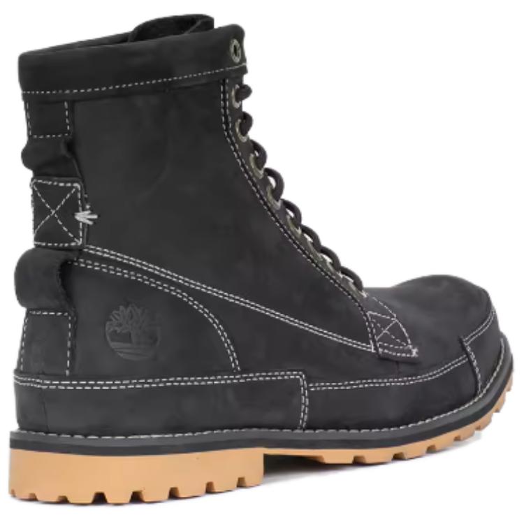 Timberland Retro Versatile Comfortable Mid-Calf Martin Boots Men boots Black A5XRHW