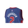 Nike × NBA Basketball Jersey Pistons Cunningham Home Athletic Breathable Kids Jerseys Green DN2004-PCC