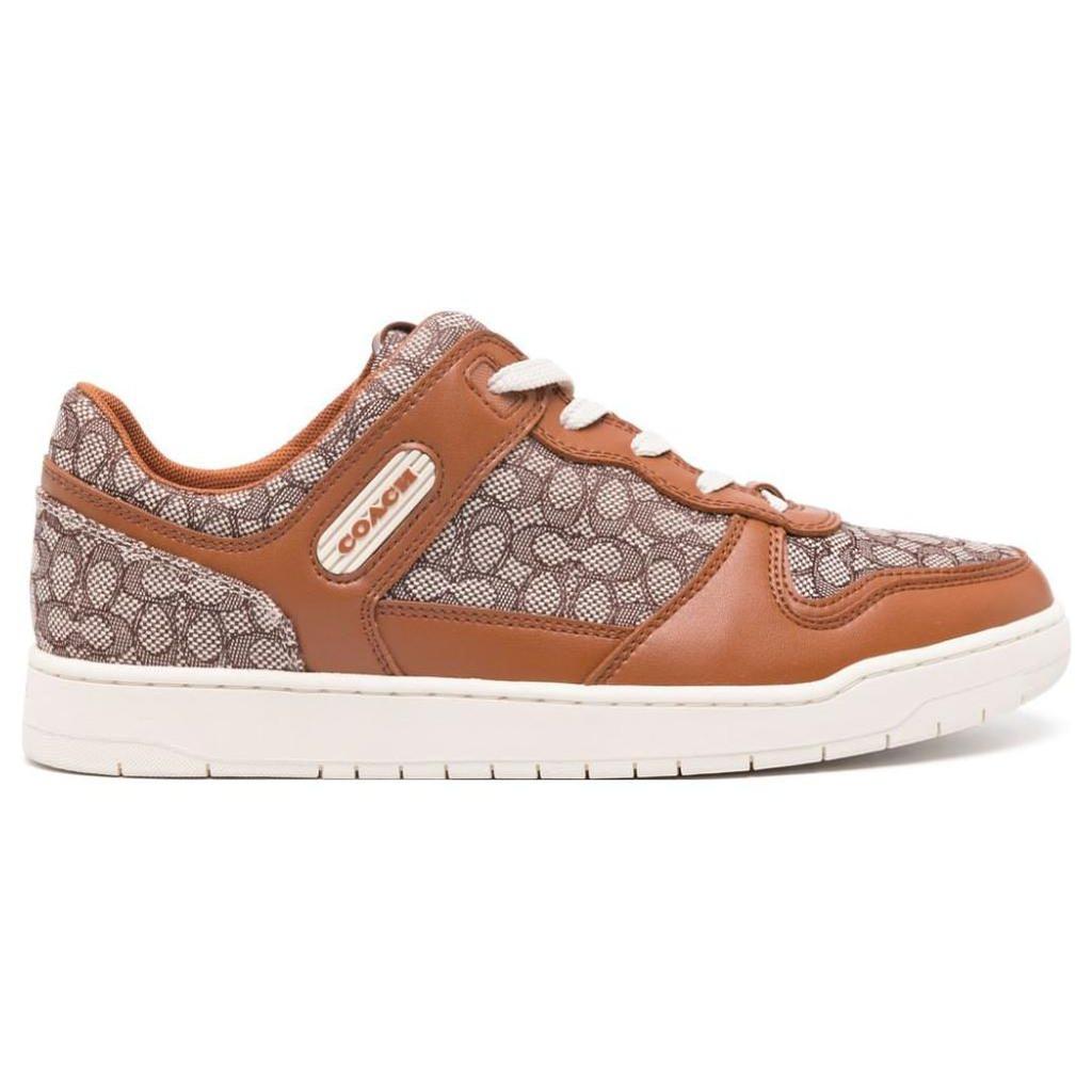 COACH Monogram-pattern Lace-up Sneakers CN335-BAR