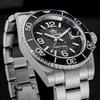 ADDIESDIVE Men Japan 2115 Quartz Watch BGW9 Luminous 200m Waterproof Diver Wristwatch Fashion 316L Stainless Steel Men's Watches