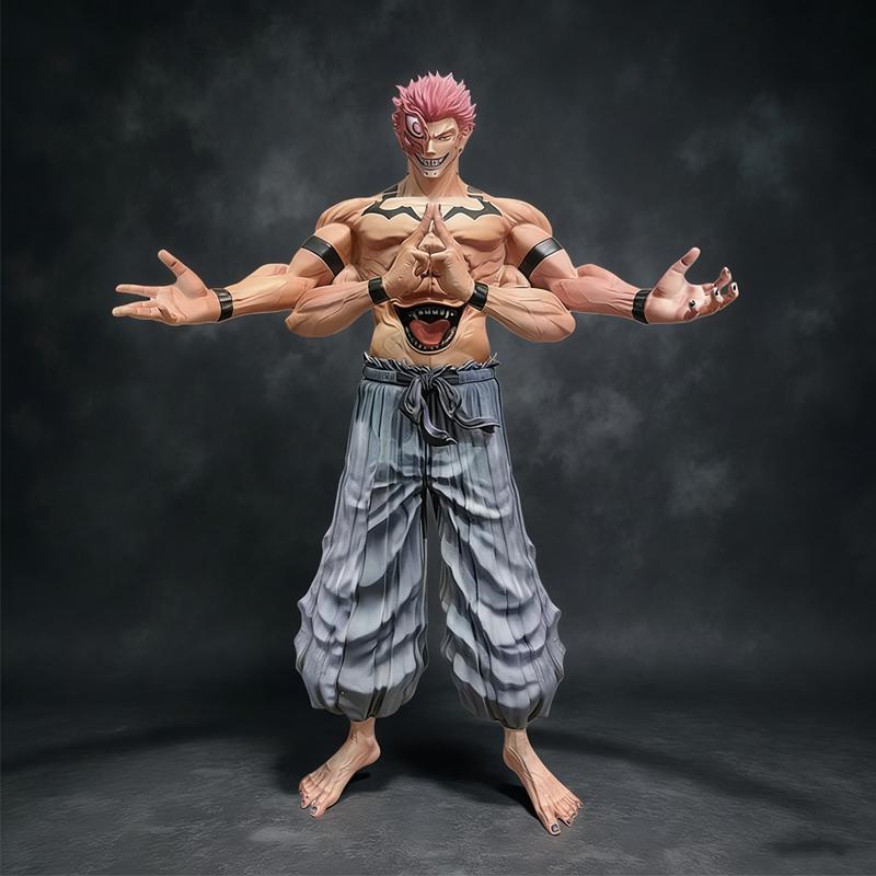 Ryomen Sukuna Figur Jujutsu Kaisen Figuren PVC Sammlungsstatue Anime Modell Raumschmuck Puppen Kinderspielzeug Weihnachtsgeschenke