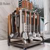 Dairuien 304 Stainless Steel Kitchen Storage Rack with Knife Holder