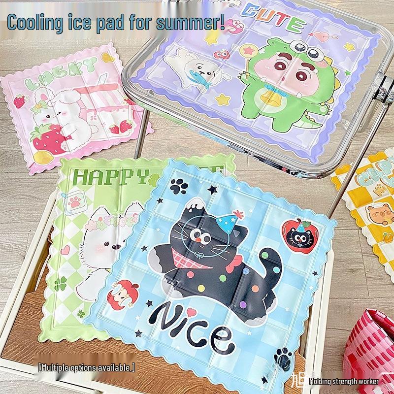 Breathable Ice Crystal Cooling Seat Cushion for Home, Office, Dorm, and Pets