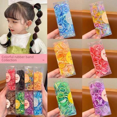 Fasce Colorate ad Alta Elasticità per Capelli da Bambina - Carine Elastici Color Caramella per Ragazze