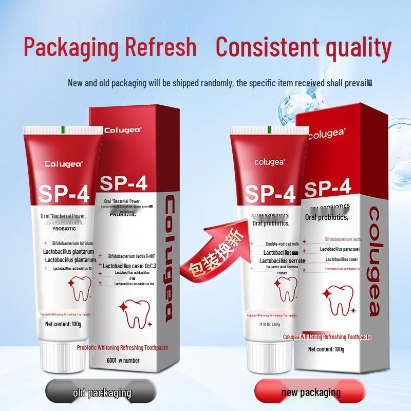 Dazzling Dentifricio Probiotico SP-4: Sbianca, Rinfresca l'Alito e Rimuove le Macchie