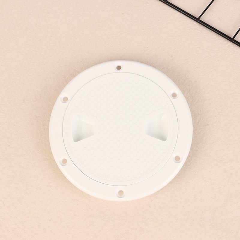 Capac rotund antiderapant pentru punte, 4/6/8 inch, pentru inspecția orificiilor de inspecție a trapei, pentru barca, pentru iahturi