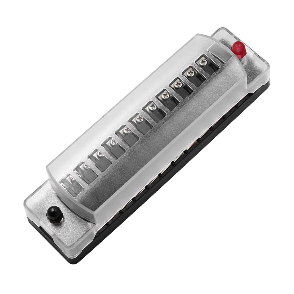 Car Power Distribution Blade Fuse Holder Box Block Panel Board 12 WAY Bar