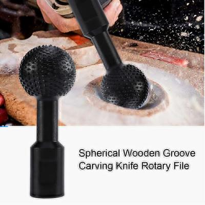 10/14mm Sphere Rotary Grinding Head Wood Carving Polishing Engraving Drill Bit Ball Gouge Angle Grinder Tools