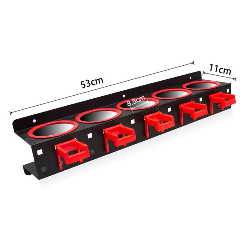 B97A-Spray Bottle Storage Rack Paint Bottle Storage Rack Hanger Can Detailing Spray Can Organizer Wall Mount For Workspace