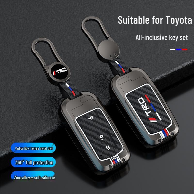 Key Cover for Toyota Land Cruiser LC300, Prado, and RAV4