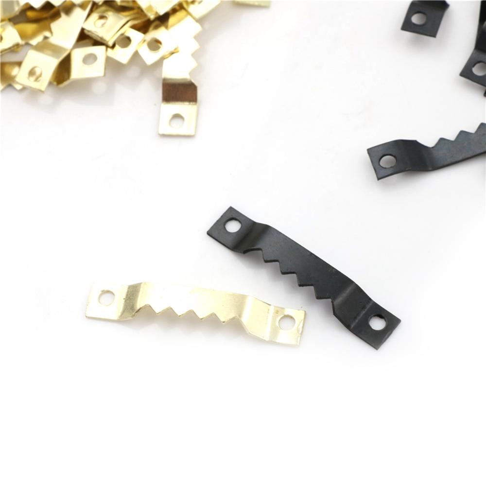 Oil Painting Hanging Wall Steel Small Sawtooth Photo Frame Holder Saw Tooth Hooks Picture Hangers