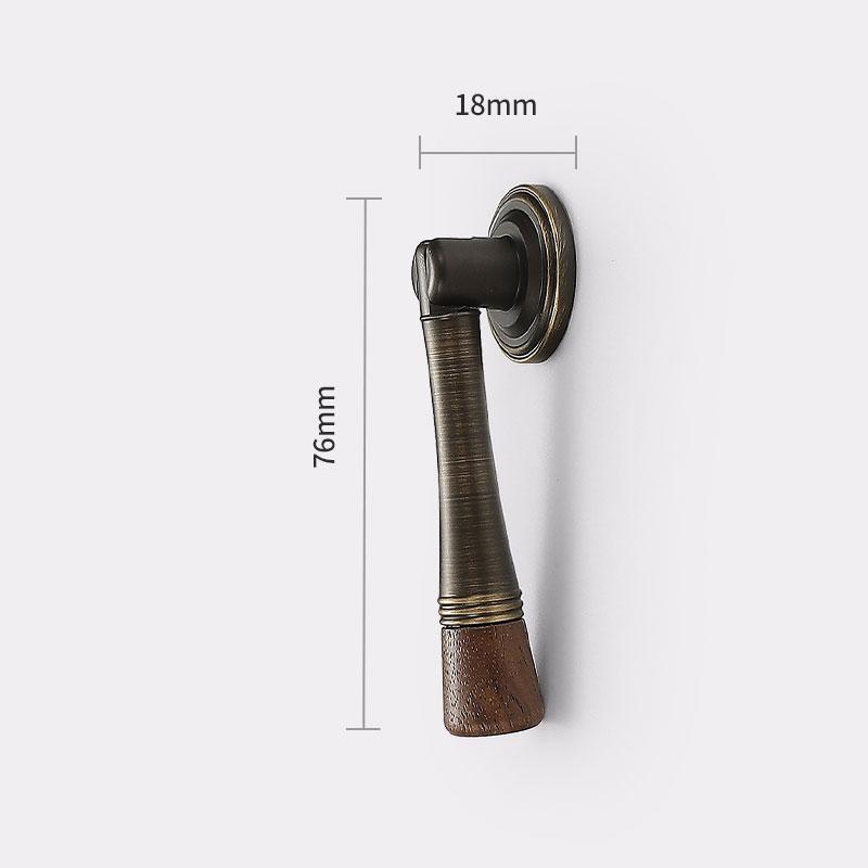 Wardrobe Door Handle Kitchen Door Pulls for Cabinets Wood Cabinet Nature Style Wooden Cabinet Handle Furniture Hardware