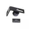 Barn Door Track Roller System Easy Installation Carbon Steel Base Door Guide AntiWobble Design Matte Black Finish