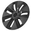 4 Pcs 19in Wheel Hub Cover Cap Fully Wrap Hubcap Rim Protector Trim Replacement for Tesla Model Y 2020‑2023 Carbon
