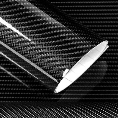 Auto Innenleisten 6D Kohlefaserfolie Spaltfüller DIY Geflecht Zierleiste Universell Selbstklebend Luxus Auto-Styling Aufkleber