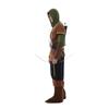 Män Vintage Forest Hunter Archer Costume Deluxe Robin Hood Halloween Cosplay Party Finklänning
