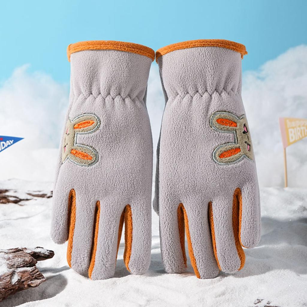 Dětské teplé rukavice plus fleecové rukavice odolné proti chladu