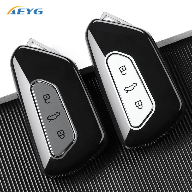 TPU Smart Key Hülle für Vw Volkseagen Golf 8 Mk8 Id.3 Id.4 Cupra Skoda Octavia A8 Seat Leon Mk4 Formentor Tarraco