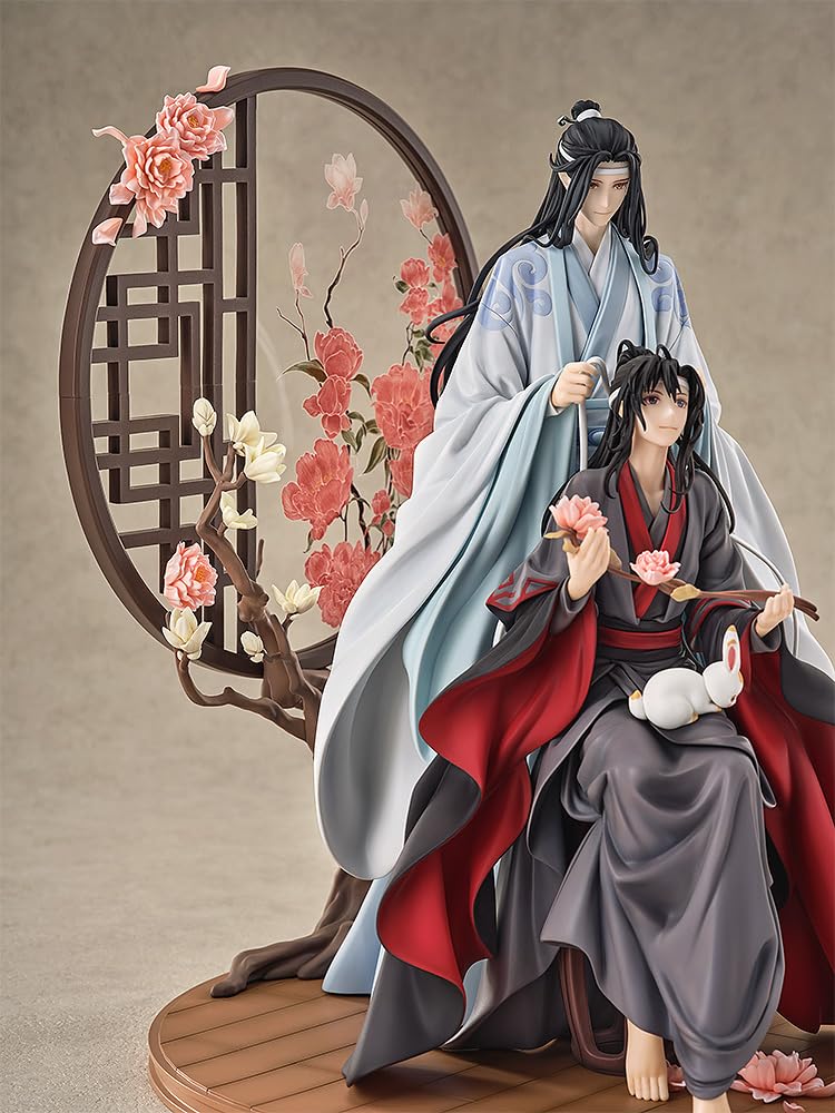 Wei Wuxian Lan Wangji z anime Zakladatel pivoňkové přísahy měřítková plastová figurka & Verze "The Diabolism". 1/7 předbarvený