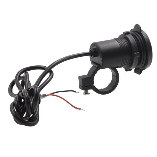 12V Motorcycle Phone Charger Single Port Waterproof USB Socket Handlebar Phone