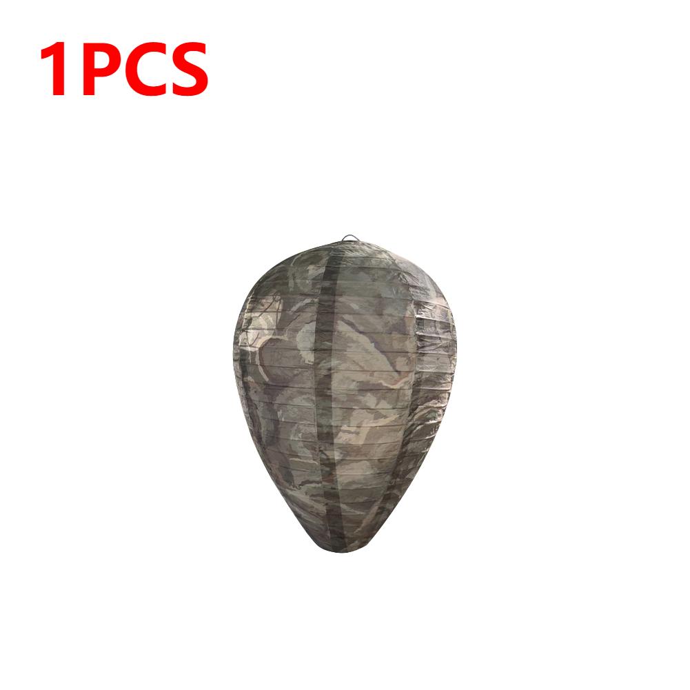 1-10 Stück Hängende Wespenhorst-Attrappe Fliegenfänger Papierwespen-Attrappe Bienen-Attrappe Abschreckung für Außenbereich Garten Insektenschutzfallen