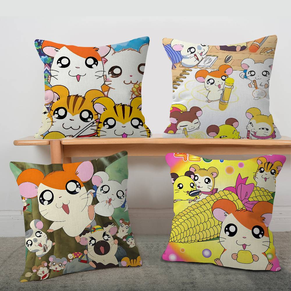 Hamtaro Anime pillow cover sofa cushion cover home room decoration children gift