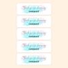 120pcs Thank You for Your Order Stickers 7.5*2.5cm Rectangular Adhesive Seal Labels for Small Business, Handmade Goods, Bakeries