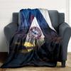 Coperte con stemma del Bayern Monaco in flanella stampata, traspiranti, calde, da divano, per casa, ufficio, copriletti 0708a118