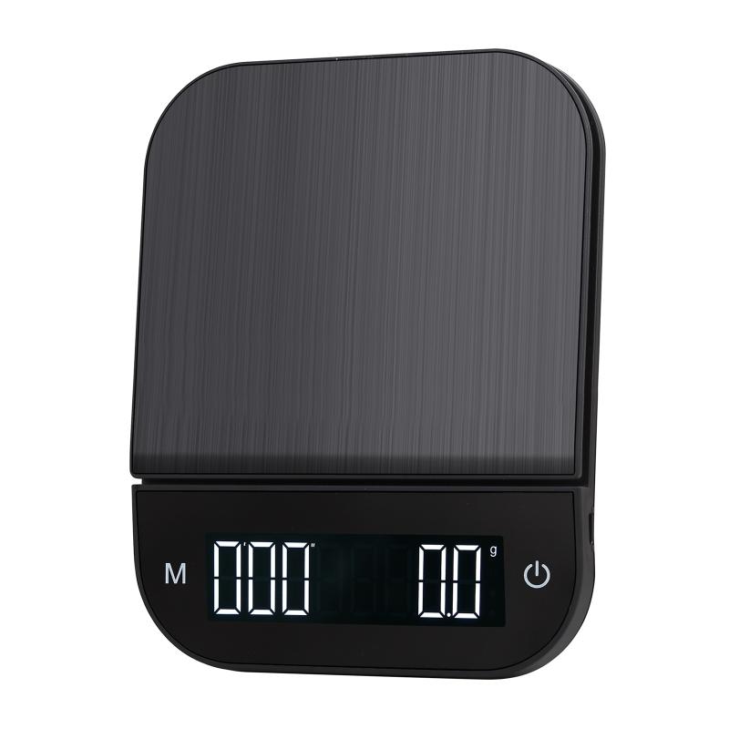 3kg Drip Coffee Scale for W/ Timer Portable Electronic Digital Kitchen Scale High Precision LCD Electronic Scale USB Cha