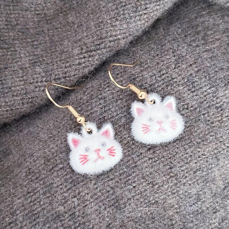 Adorable Cat-shaped Earrings Suitable for Women. Fashionable Design with Unique Appearance. Earrings and Accessories
