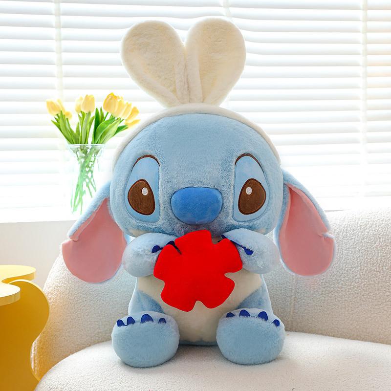 

Adorable Stitch Bunny Plush Toy Cute New Year Birthday Valentine s Gift 38cm