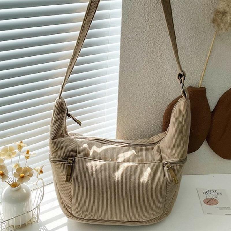 Underarm Bag, Shoulder Bag, Women's Messenger Bag, Large-capacity Cloth Bag, Simple Commuting, Portable and Lightweight Going Out