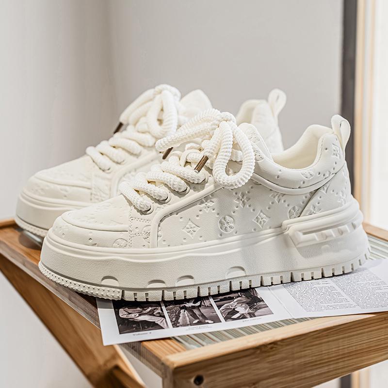 

Новые мужские классические модные низкие кроссовки для скейтбординга на толстой подошве, удобные кроссовки для баскетбола на мягкой подошве 44 белый