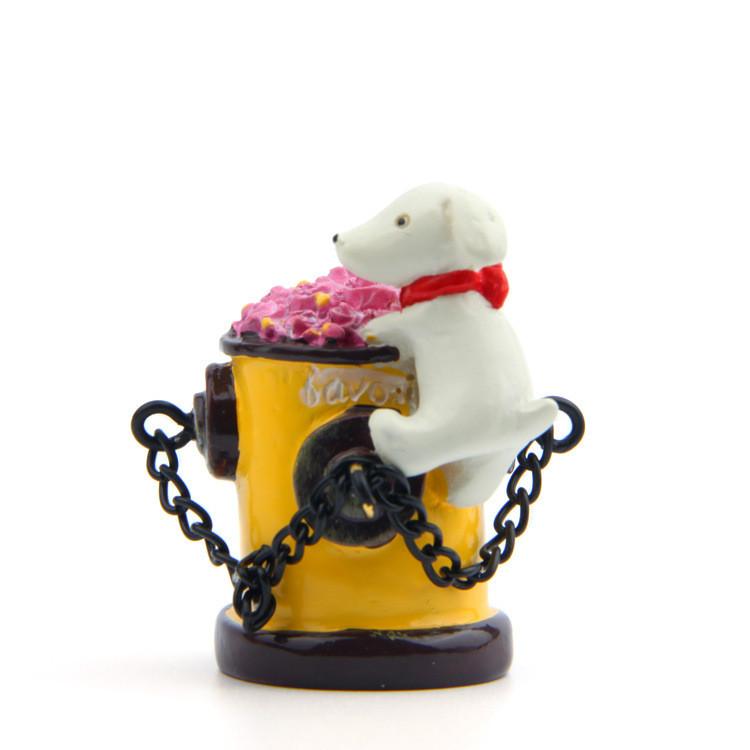 Dog Small Fire Hydrant Resin Ornament For Scene Decoration And Use Gifts