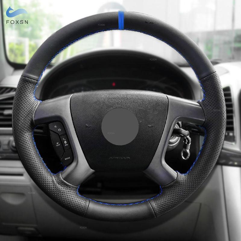 

Автомобильные аксессуары, чехол на руль, кожаная отделка из микрофибры для Chevrolet Captiva 2007–2014 Silverado GMC Sierra 2007–2007–2014 гг.