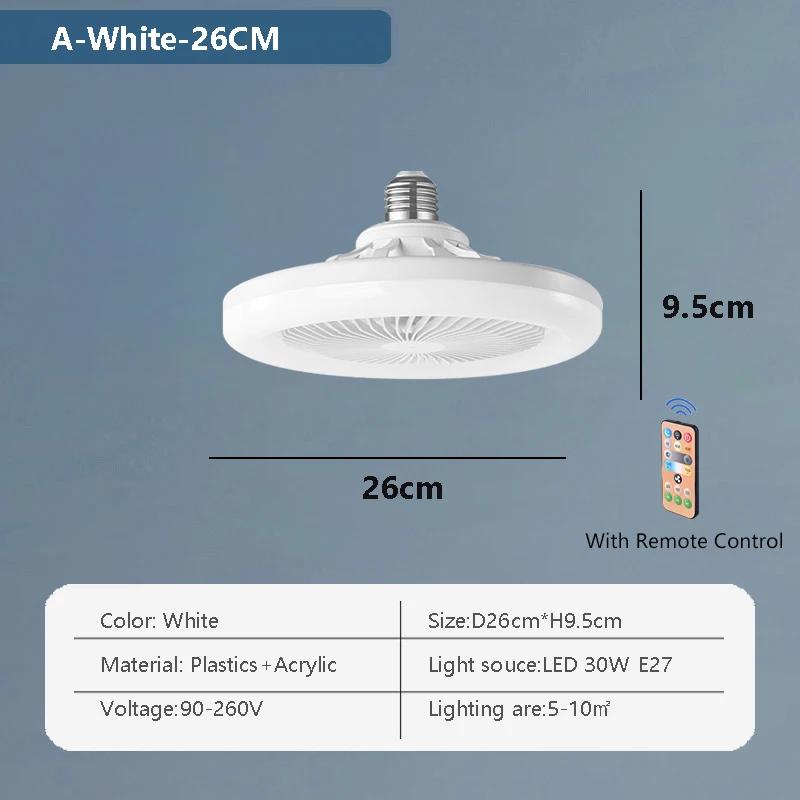 

Светодиодный потолочный вентилятор с дистанционным управлением, регулируемая цветовая температура и яркость, многоскоростной, для спальни, гостиной, внутреннего освещения No 27 Bases