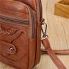 Doppellagige Handy-Brusttasche Große Umhängetasche Crossbody Handy-Tasche Handy
