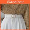 2024 New Vintage Pearl Buckle Women's Versatile Fashionable Decorative Denim Belt