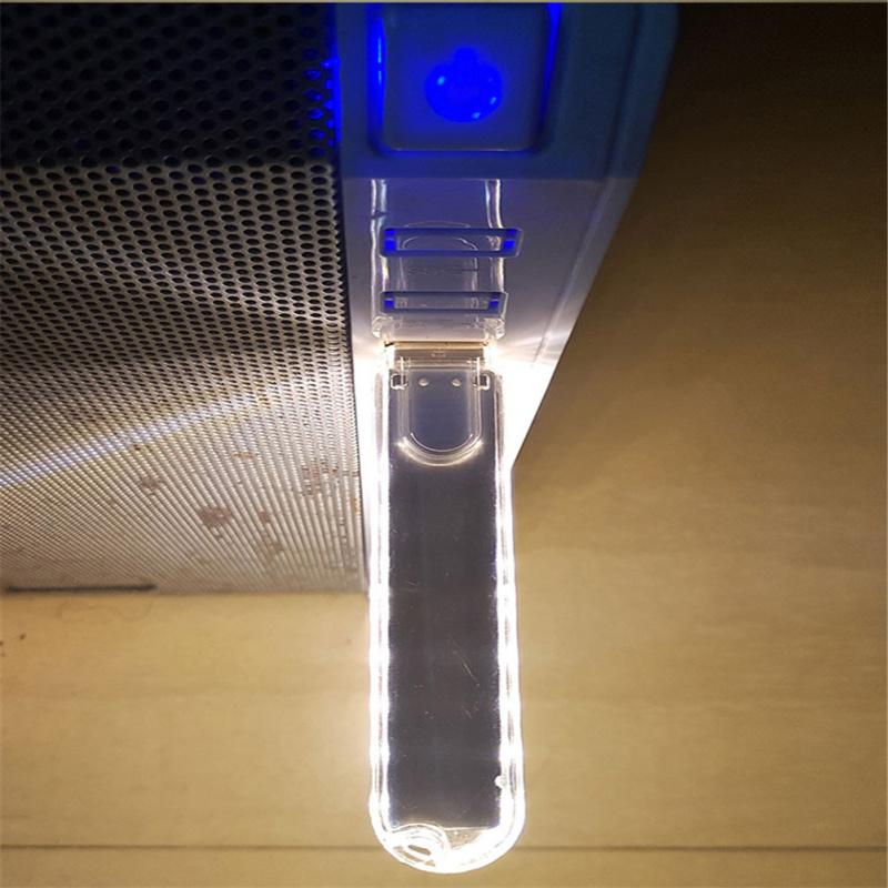 USB Taschen Mini Nachtlicht 8 LED Birne Tragbares Augenschutz Lichtbrett Beleuchtungs-Gadget