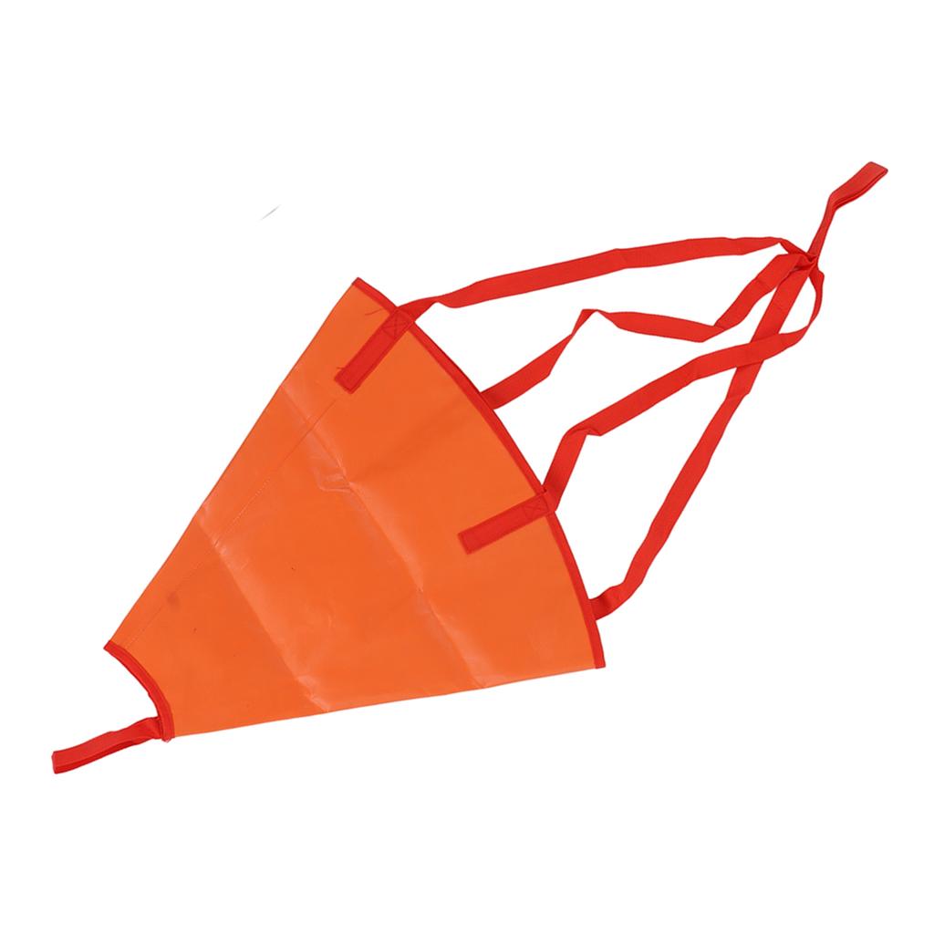 Orange Drift Sock Sea Anchor Drogue Float Simple Operation Compact Design Kayak Accessories for Fishing Boat